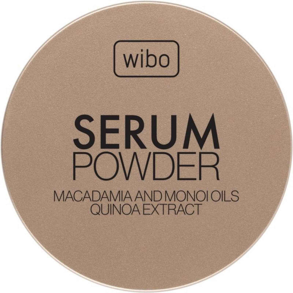 Wibo Serum Powder Macadamia Quinoa Absorbs oil – Loose Setting Powder for Women, Transparent, 10 g