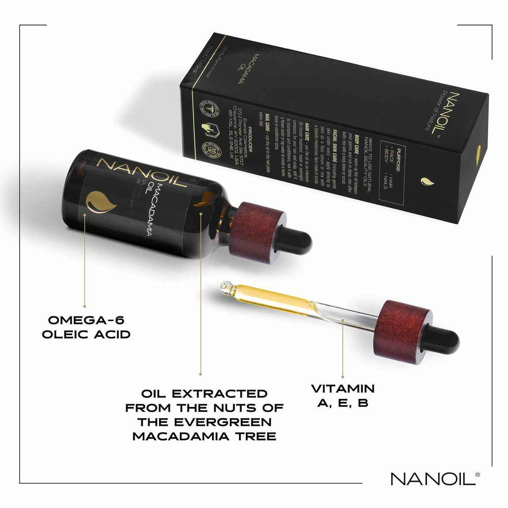 Nanolash Power Of Nature Macadamia Oil Unisex, 50 ml