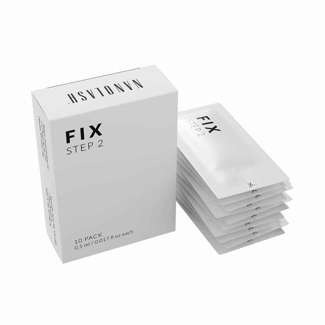 Nanolash Fix Step 2 Neutralizador De Lifting y Laminado De Pestañas 10 U Unisex