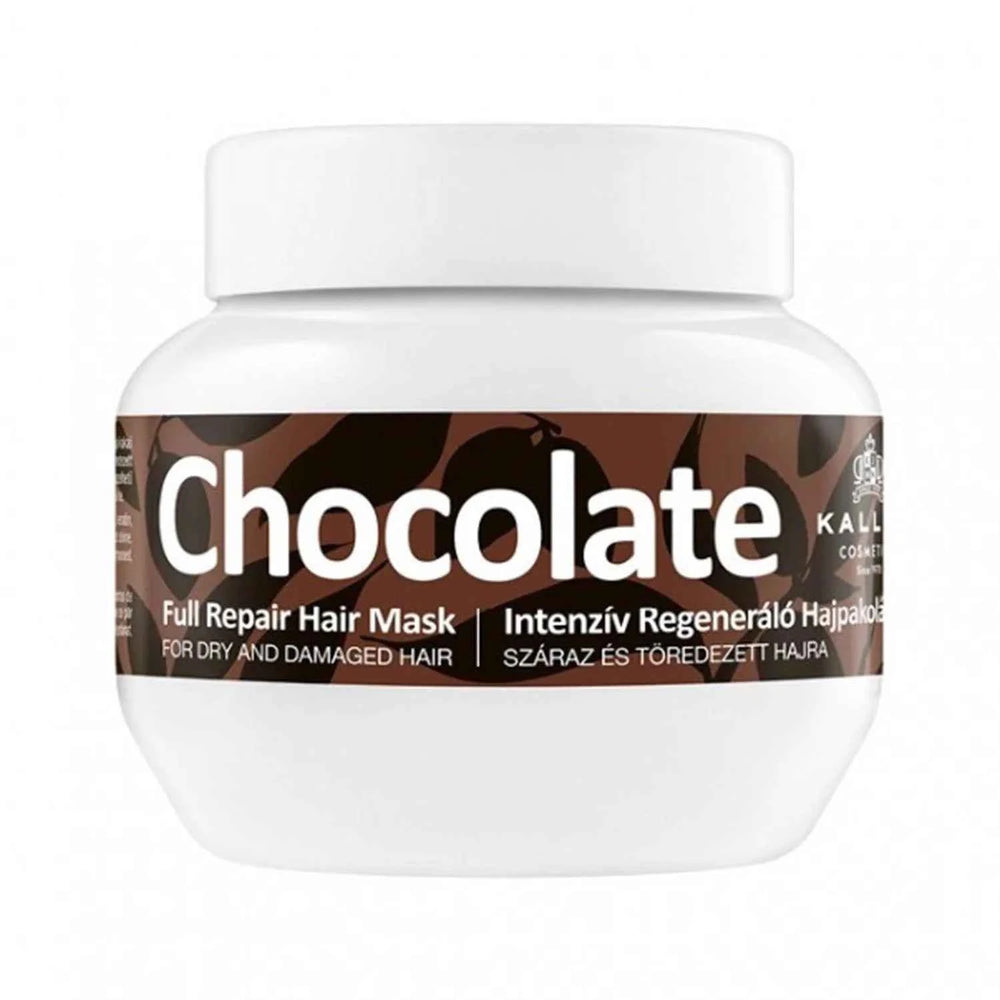 Kallos Cosmetics Kallos Chocolate Mascarilla Capilar Reparadora Unisex, 275 ml