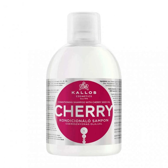 Kallos Cosmetics Kallos Cherry Champu Con Aceite Semillas De Cereza Unisex, 1000 ml