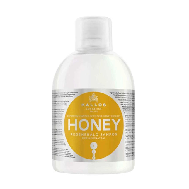 Kallos Cosmetics Kallos Honey Champu Reparador Con Extracto Puro De Miel Unisex, 1000 ml