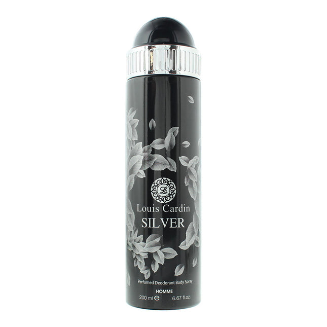 Louis Cardin Silver – Deodorant Spray for Men, 200 ml