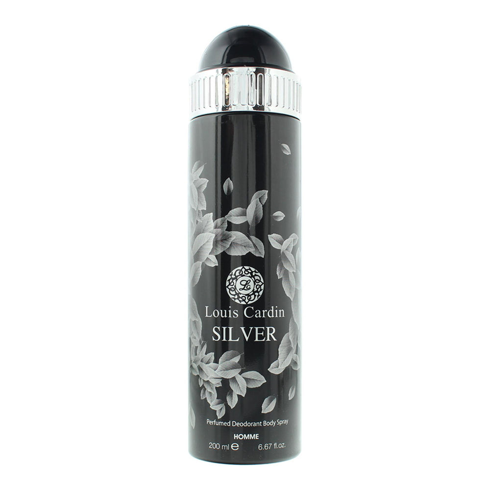 Louis Cardin Silver – Deodorant Spray for Men, 200 ml