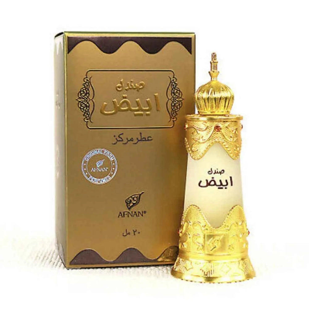 Afnan Abiyad Sandal – Perfume Oil for Women, 20 ml