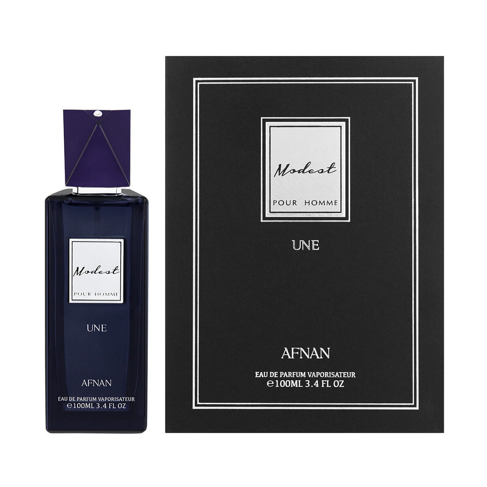 Afnan Perfumes Modest Pour Homme Une – Eau de Parfum for Men, 100 ml