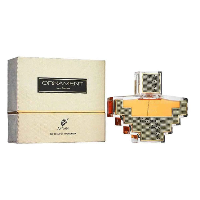 Afnan Ornament – Eau de Parfum for Women Pour Femme, 100 ml Spray