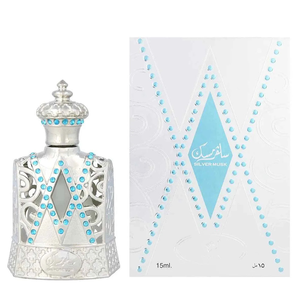 Afnan Silver Musk – Perfume for Women, 15 ml