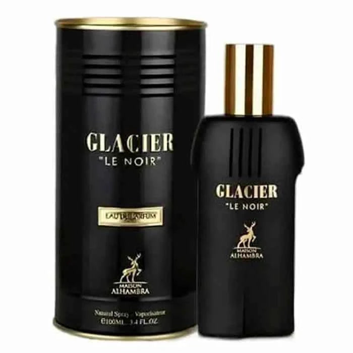 Maison Alhambra Glacier Le Noir – Eau de Parfum for Men Spray, 100 ml