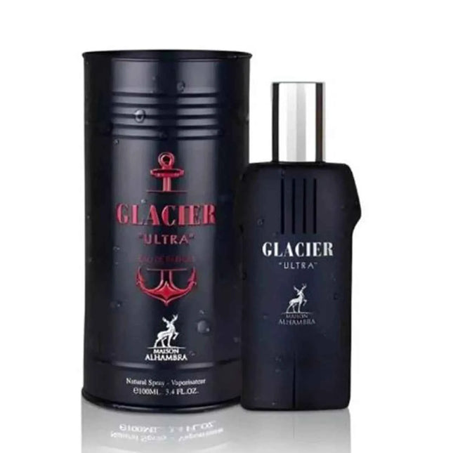 Maison Alhambra Glacier Ultra – Eau de Parfum for Men, 100 ml Spray