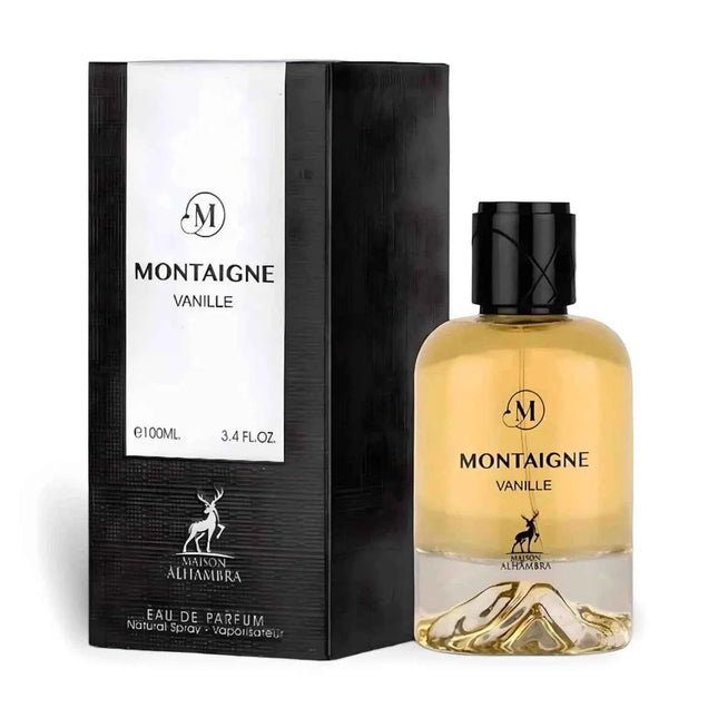 Maison Alhambra Montaigne Vanille – Eau de Parfum for Women, 100 ml Spray