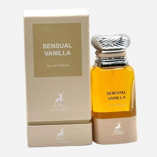 Maison Alhambra Sensual Vanilla – Eau de Parfum for Women, 80 ml Spray