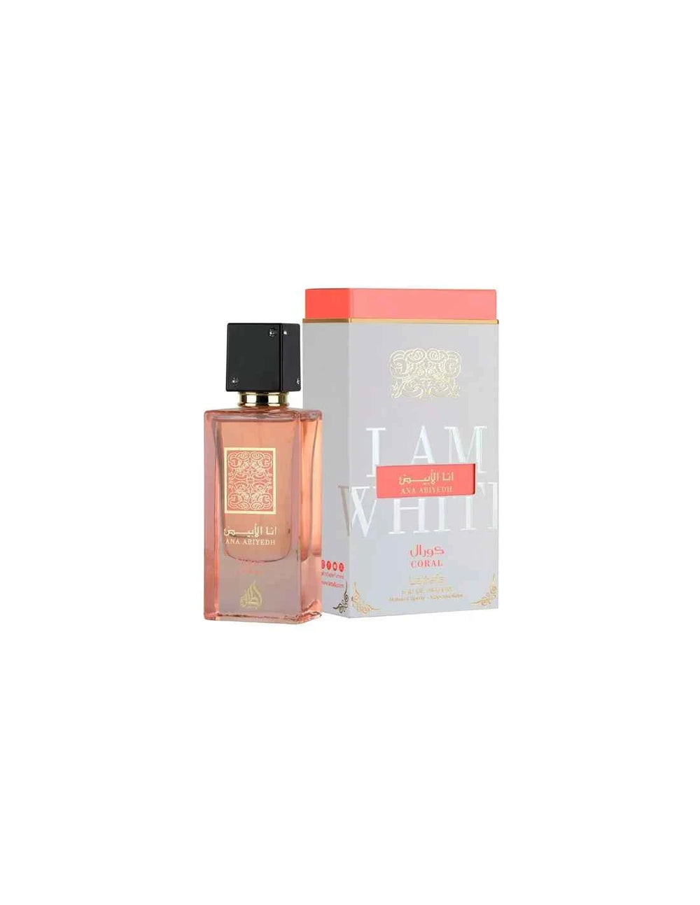 Lattafa Ana Abiyedh Coral – Eau de Parfum for Women Spray, 100 ml