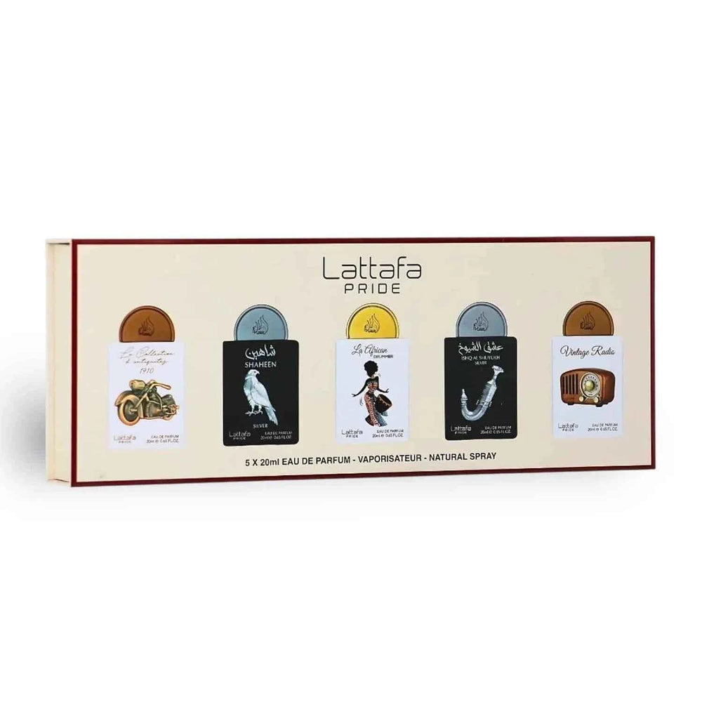 Set Lattafa Pride Collection N5 – Eau de Parfum for Women, 5 X 20 ml