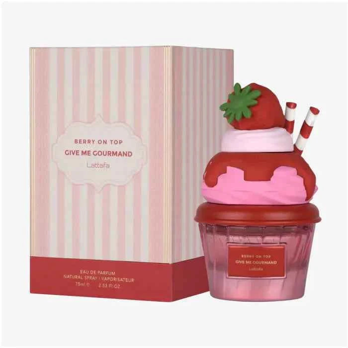 Lattafa Berry On Top Give Me Gourmand – Eau de Parfum for Women Spray, 75 ml