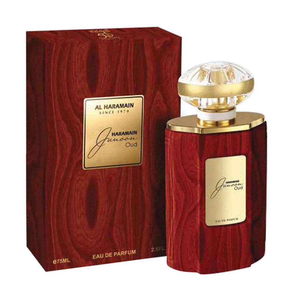 AL Haramain Junoon Oud – Eau de Parfum for Women, 75 ml Spray