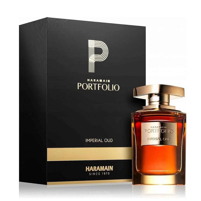 AL Haramain Portfolio Imperial Oud – Eau de Parfum for Women, 75 ml Spray