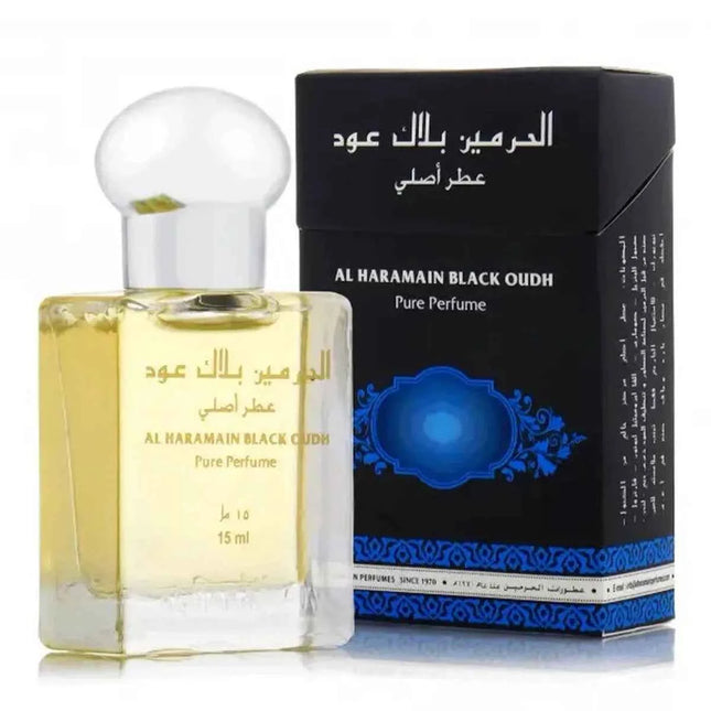 AL Haramain Black Oudh – Perfume Puro for Women, 15 ml