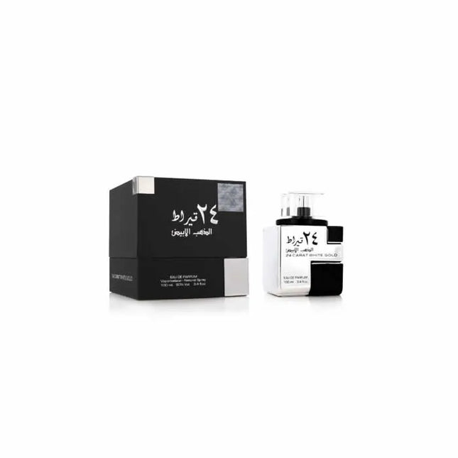 Lattafa 24 CARAT WHITE GOLD – Eau de Parfum Unisex SPRAY, 100 ml