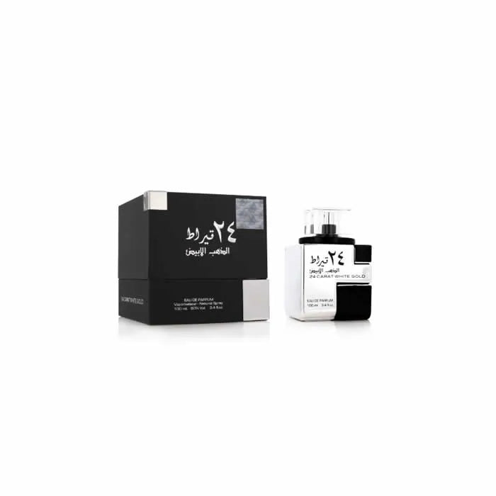 Lattafa 24 CARAT WHITE GOLD – Eau de Parfum Unisex SPRAY, 100 ml