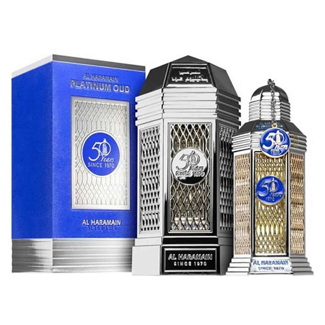 AL Haramain Platinum Oud – Eau de Parfum for Women 50 Years, 100 ml Spray