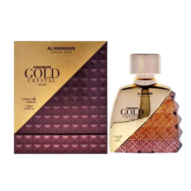 AL Haramain Gold Crystal Oudh Extracto De – Perfume for Women, 100 ml