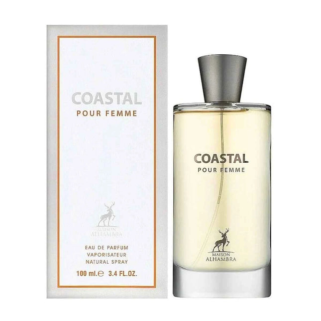 Maison Alhambra Coastal – Eau de Parfum for Women Pour Femme, 100 ml Spray
