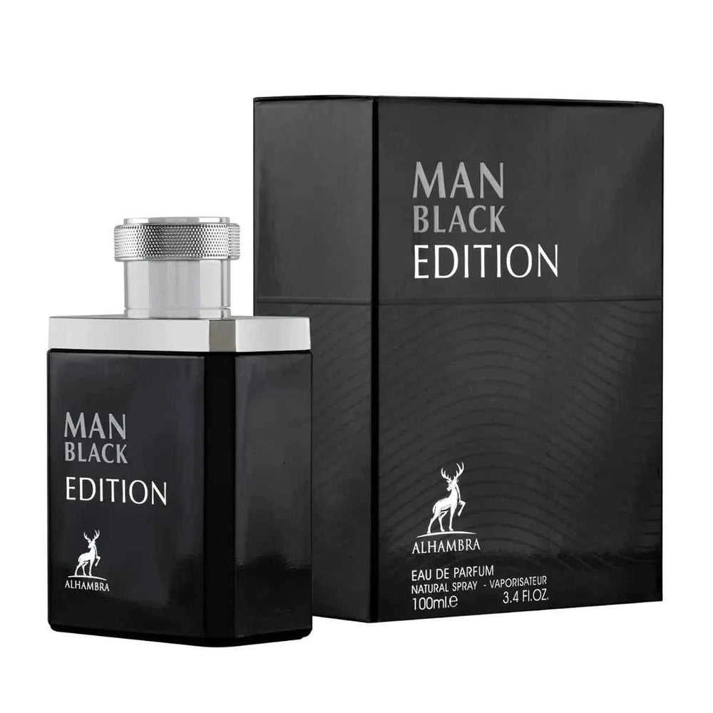 Maison Alhambra Black Man Edition – Eau de Parfum for Men, 100 ml Spray