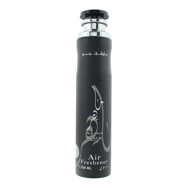 Lattafa Maahir Black Edition Oriental Woody – Room Air Freshener Unisex, 300 ml