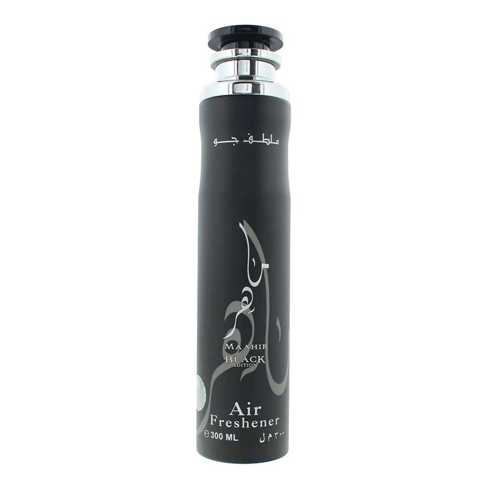 Lattafa Maahir Black Edition Oriental Woody – Room Air Freshener Unisex, 300 ml