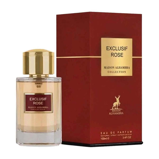 Maison Alhambra Collecion Exclusif Rose – Eau de Parfum for Women, 100 ml Spray