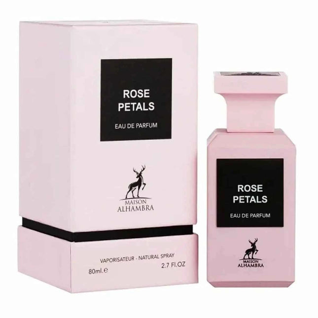 Maison Alhambra Rose Petals – Eau de Parfum for Women, 80 ml Spray