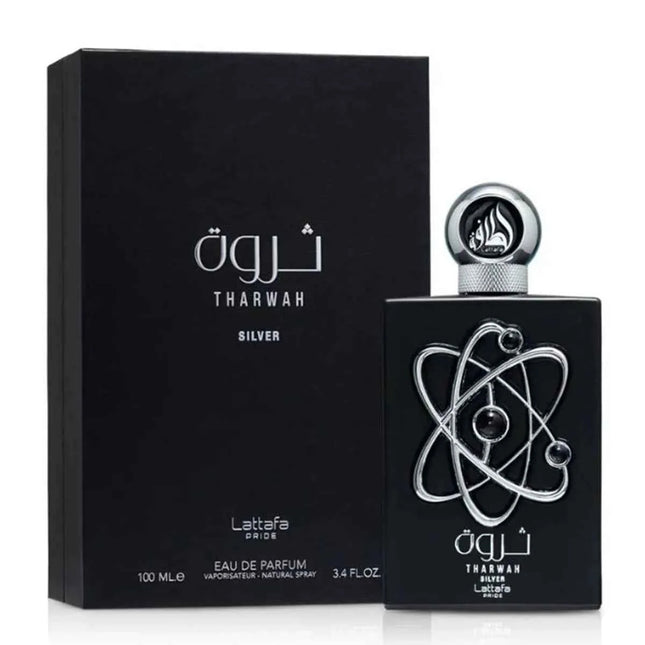 Lattafa Tharwah Silver – Eau de Parfum for Women, 100 ml