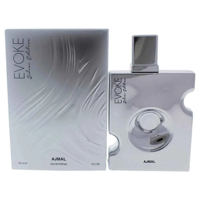 Ajmal Evoke – Eau de Parfum for Men Silver Edition, 90 ml Spray
