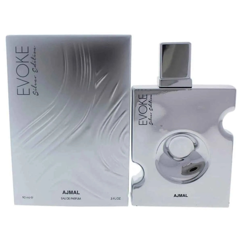 Ajmal Evoke – Eau de Parfum for Men Silver Edition, 90 ml Spray