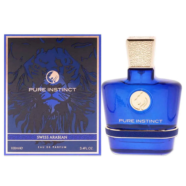 Swiss Arabian Swiss Arabien Pure Instinct – Eau de Parfum for Men, 100 ml Spray