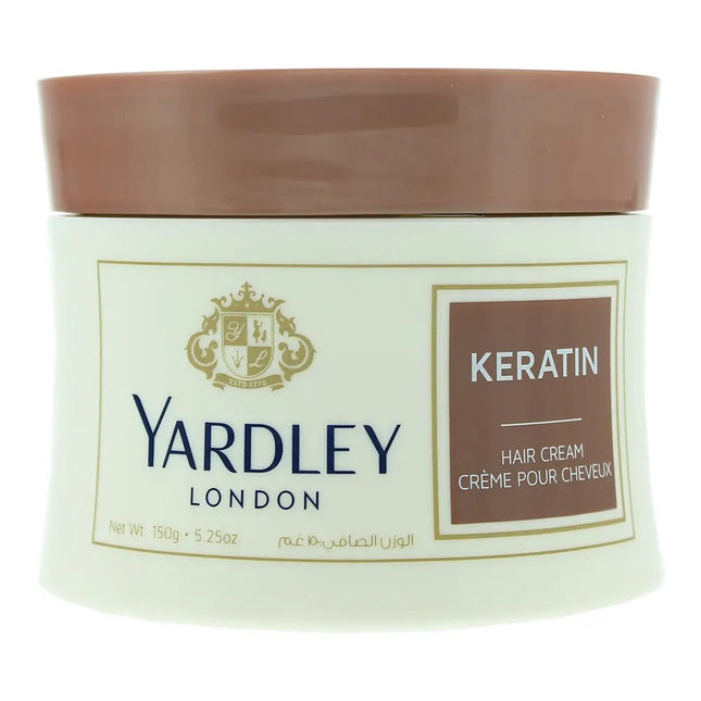 Yardley Keratin – Hair Cream Treatment Unisex, Nourishing, 150 g