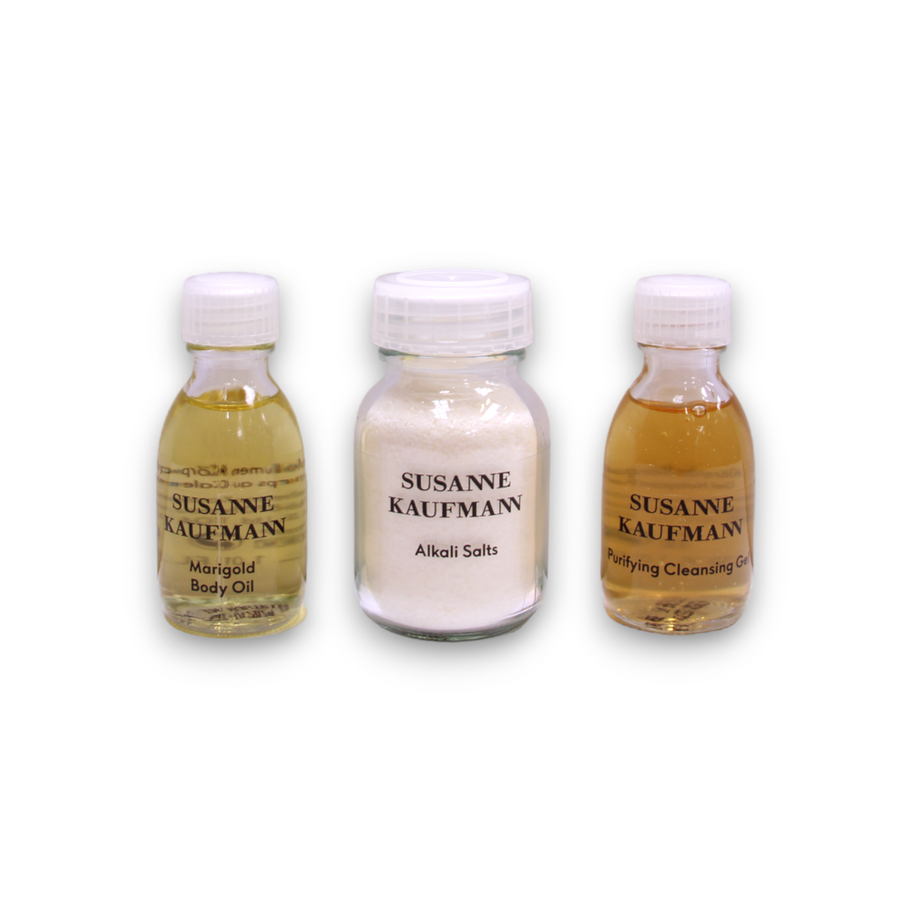 Susanne Kaufmann Susanne's Home Spa Collection Set Susanne Kaufmann: Face Cleansers Paraben-Free Purifying – Cleansing Gel for Women, For Face, 30 ml + Body Lotions & Creams, Sulfates-Free, Nourishing, Body Butter,…