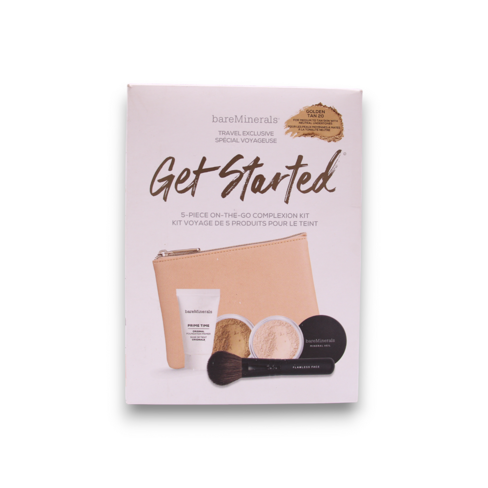 BareMinerals I Am An Original Set BareMinerals: Prime Time Vitamin E Smooth Wear – Foundation Primer for Women, Golden Tan, 15 ml + + Mineral Veil, Matte Finish, Loose Setting Powder, Golden Tan, 2 g + BareMinerals,…
