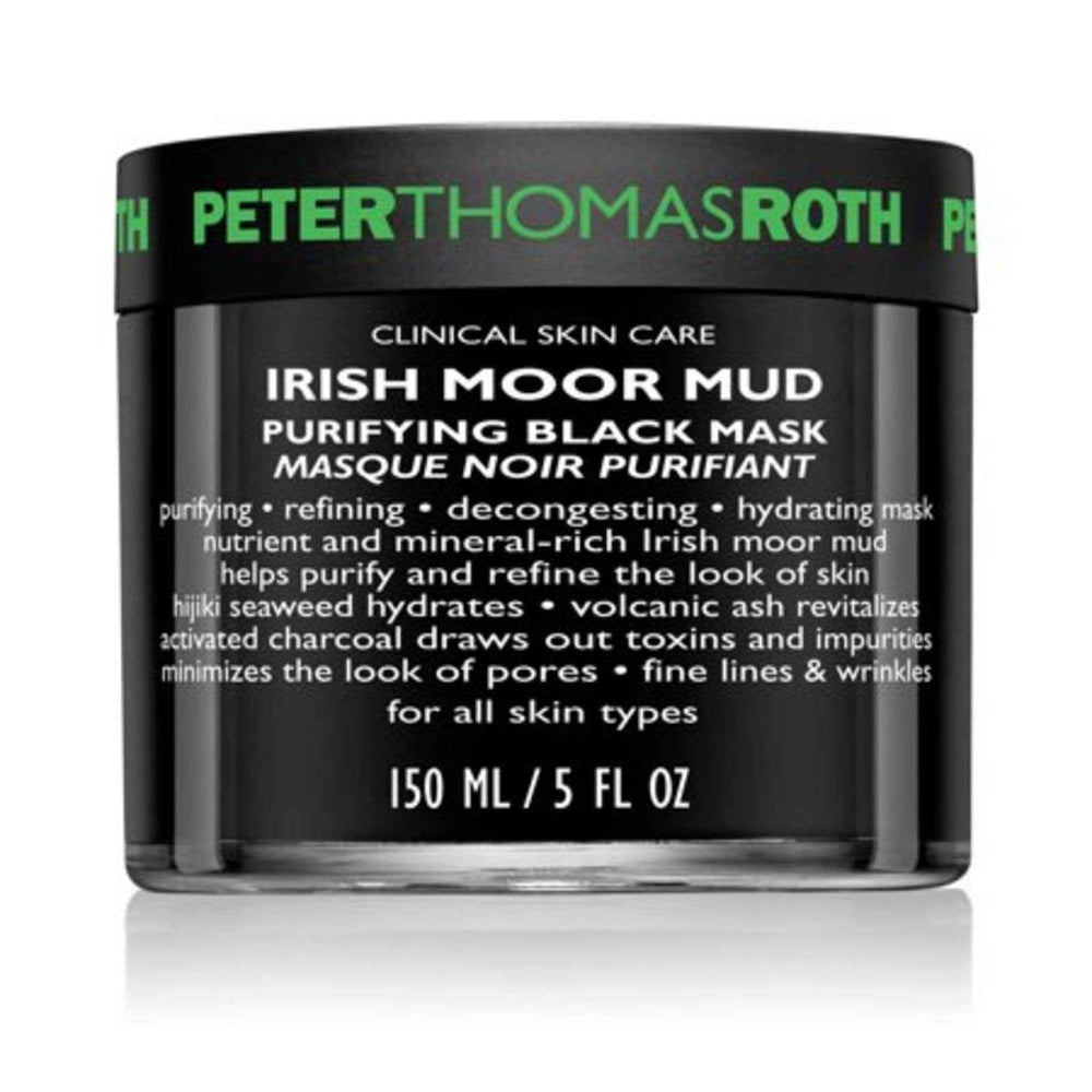 Peter Thomas Roth Irish Moor Mud Purifying Black Mask Purifying and Decongesting – Mud Mask for Women, For Face, 150 ml