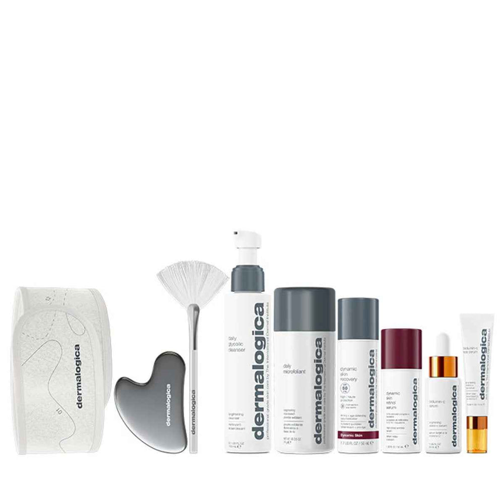 Dermalogica The Expertise Kit Set Dermalogica: Daily Microfoliant Exfoliating Exfoliating Powder 74 g + Biolumin-C Illuminating – Eye Serum for Women, 15 ml + Biolumin-C, Vitamin C, Brightening, Serum, For Face, 30…
