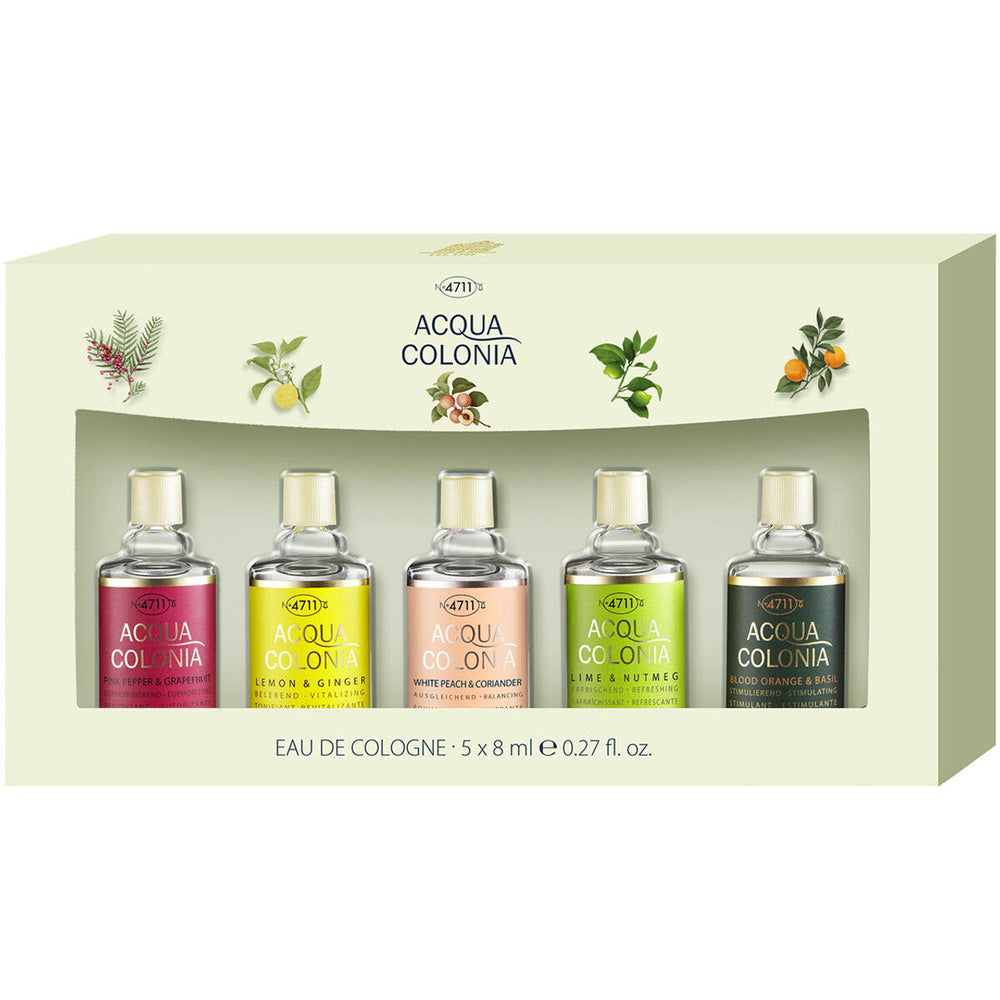 4711 Set 4711: Acqua Colonia Lemon & Ginger – Eau de Cologne Unisex, 8 ml + Acqua Colonia Lychee & White Mint, 8 ml + Acqua…