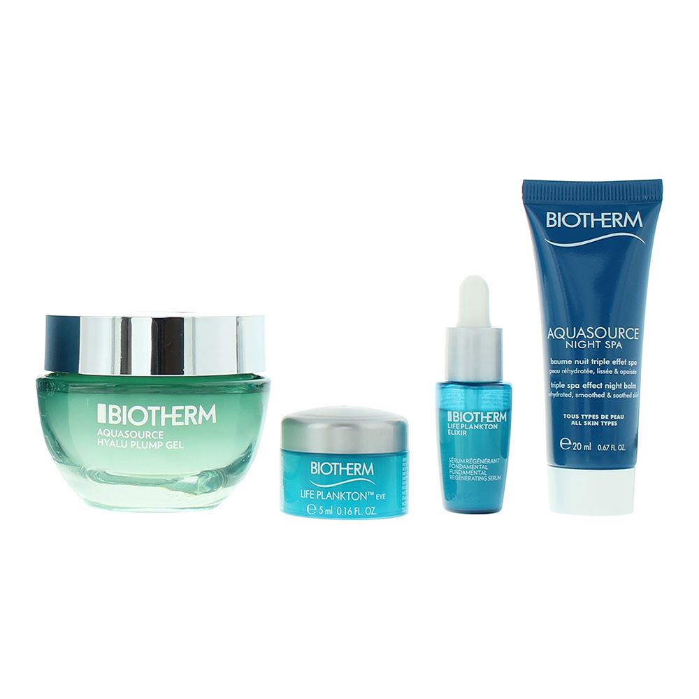 Biotherm Set Biotherm: Aquasource Night Spa Hydrating Night Balm For Face 20 ml + Aquasource Hyalu Hyaluronic Acid…