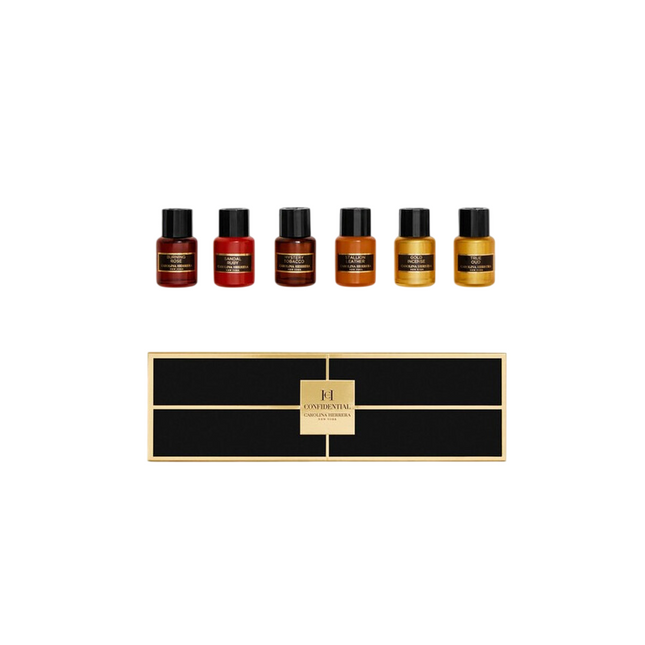 Carolina Herrera Set Carolina Herrera: Mystery Tobacco – Eau de Parfum for Women, 5 ml + Stallion Leather, 5 ml + Sandal…