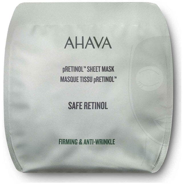 Ahava pRetinol Retinol Anti-Wrinkle & Firming – Sheet Mask for Women, Face, 17 g