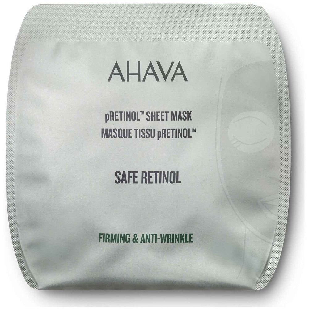 Ahava pRetinol Retinol Anti-Wrinkle & Firming – Sheet Mask for Women, Face, 17 g