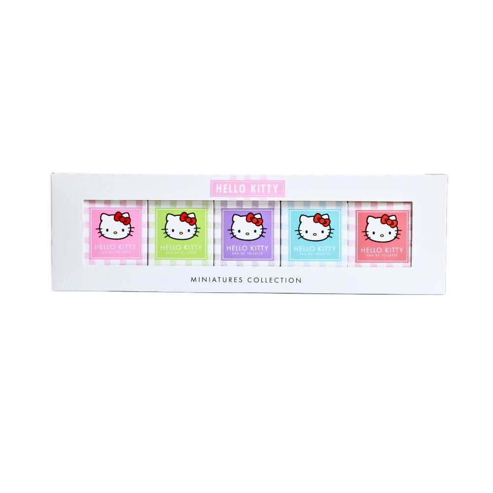 Hello Kitty Set Hello Kitty: Iconic Vichy Bleu – Eau de Toilette for Girls, 5 ml Miniature + Iconic Vichy Vert, Eau de…