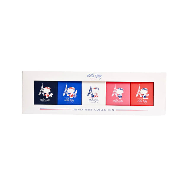 Hello Kitty Set Hello Kitty: Around Paris Blanc – Eau de Toilette for Girls, 5 ml Miniature + Around Paris Bleu, 5 ml…