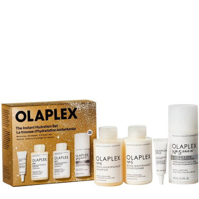 Olaplex Set Olaplex: No.4 Bond Maintenance – Hair Shampoo for Women, Repairing & Strengthening, 100 ml + No.5 Bond…
