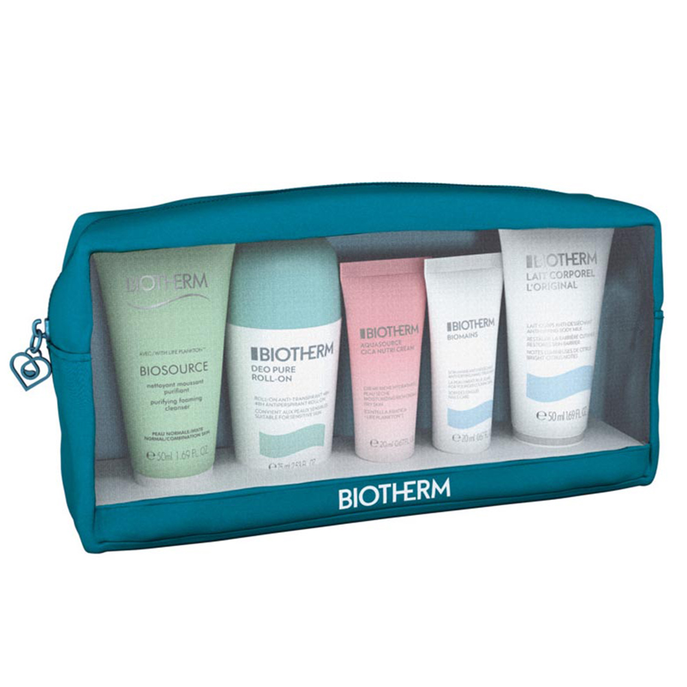 Biotherm Set Biotherm: Biotherm Hydrating Body Milk 50 ml + Biosource Eliminates Impurities Cleansing Foam 50 ml + Deo Pure…